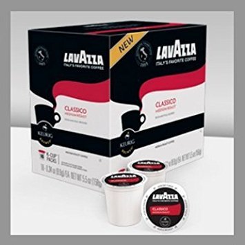 Lavazza Classico Single-Serve Coffee K-Cup® Pods for Keurig® Brewer, Caps Classico, 32 Count, Full-bodied medium roast with rich flavor and notes of dried fruit, Value Pack