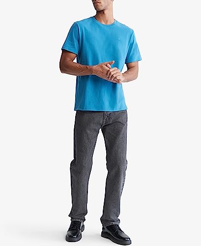 Calvin Klein Men's Smooth Cotton Solid Crewneck T-Shirt