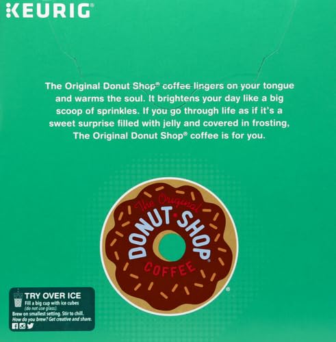 The Original Donut Shop Regular, Single-Serve Keurig K-Cup Pods, Medium Roast Coffee Pods, 32 Count