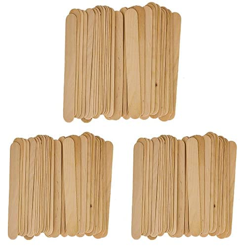 Dukal 100 Large Wax Waxing Wood Body Hair Removal Sticks Applicator Spatula