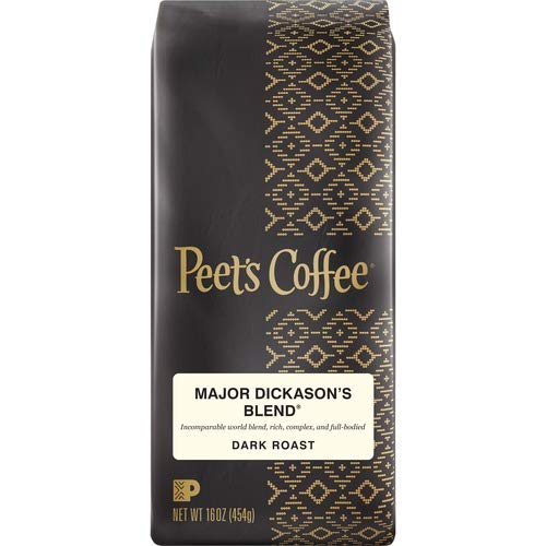 Peet's Coffee, Dark Roast Ground Coffee - Major Dickason's Blend 18 Ounce Bag