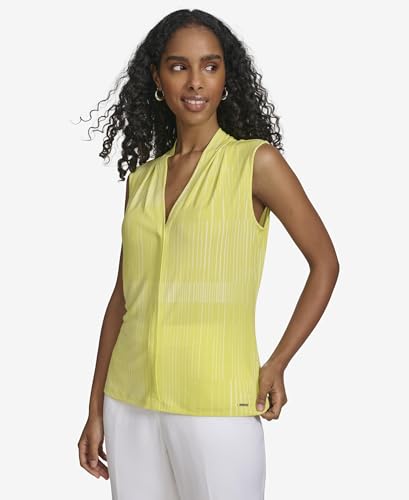 Calvin Klein Women's Pleat Neck Sleeveless Cami