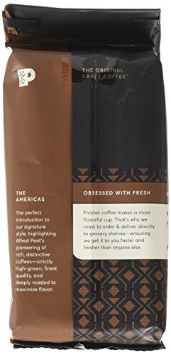 Peet's Coffee, Dark Roast Ground Coffee - Major Dickason's Blend 18 Ounce Bag