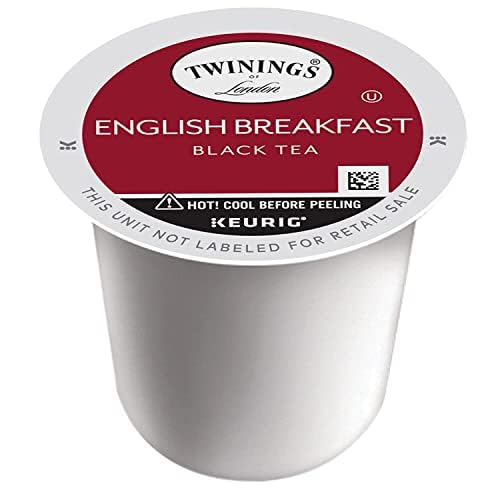 Twinings English Breakfast Tea K-Cup Pods for Keurig, Caffeinated, Smooth, Flavourful, Robust Black Tea, 24 Count (Pack of 1), Enjoy Hot or Iced