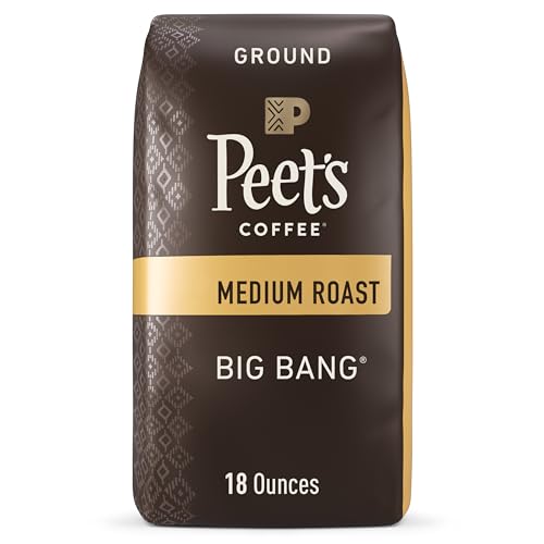 Peet's Coffee, Dark Roast Ground Coffee - Major Dickason's Blend 18 Ounce Bag