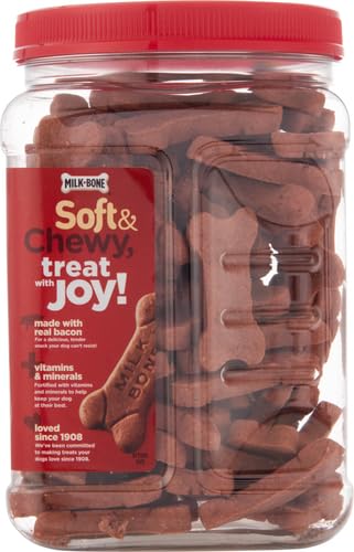 Milk-Bone Soft & Chewy Dog Treats, Beef & Filet Mignon Recipe, 25 Ounce