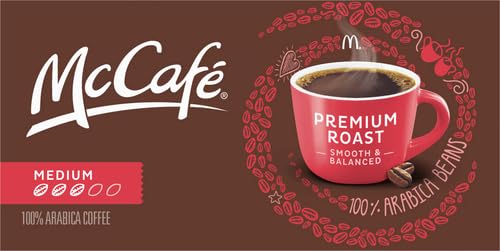 McCafe Premium Roast Coffee, Keurig Single Serve K-Cup Pods, Medium Roast, 24 Count (Pack of 4)