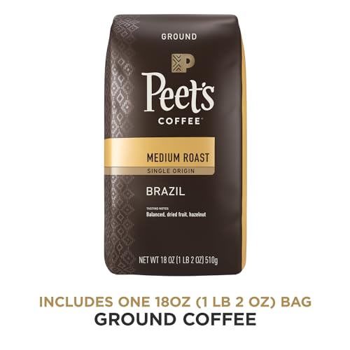 Peet's Coffee, Dark Roast Ground Coffee - Major Dickason's Blend 18 Ounce Bag