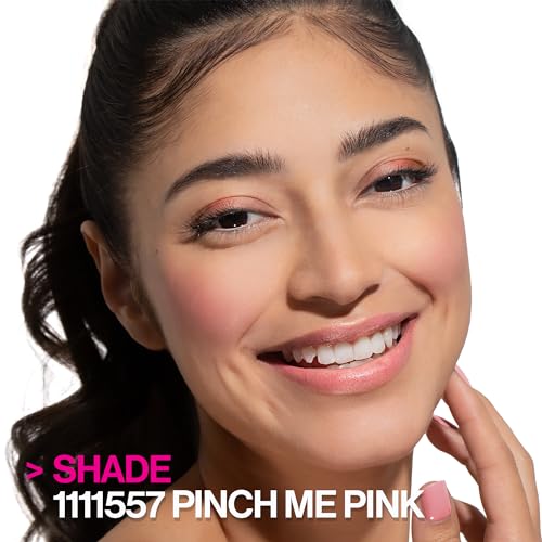 wet n wild Color Icon Blush, Effortless Glow & Seamless Blend infused with Luxuriously Smooth Jojoba Oil, Sheer Finish with a Matte Natural Glow, Cruelty-Free & Vegan - Pinch Me Pink