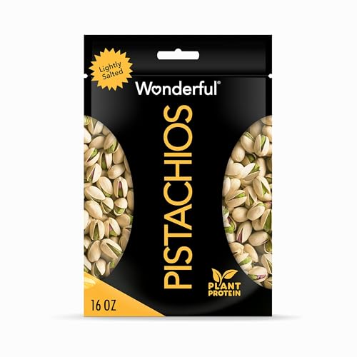 Wonderful Pistachios In Shell, Roasted and Salted Nuts, 48 Ounce Resealable Bag - Healthy Snack, Protein Snack, Pantry Staple