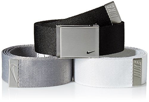 Nike Men's 3 Pack Golf Web Belt