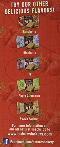 Natureâ€™s Bakery Whole Wheat Fig Bars, Blueberry, Real Fruit, Vegan, Non-GMO, Snack bar, Twin packs- 12 count