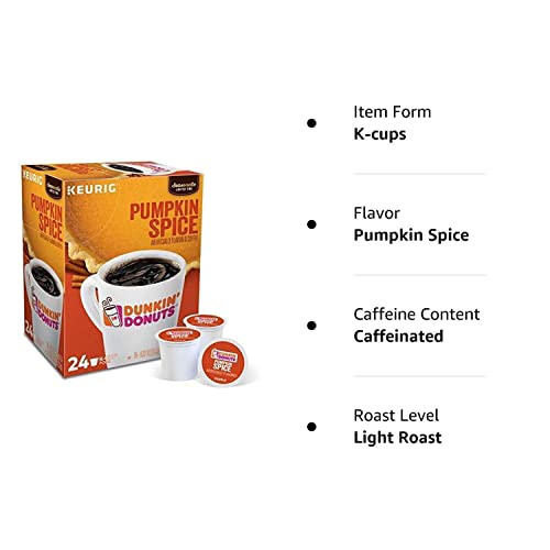 Dunkin' Original Blend Single Serve Keurig K-Cup Pods, Medium Roast Coffee, 60 Pods total (6 Boxes of 10)