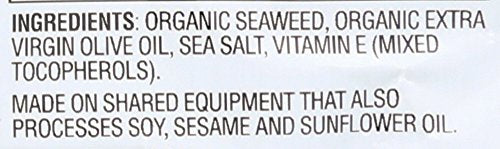 gimMe - Sea Salt & Avocado Oil - 0.16 Oz (Pack of 20) - Organic Roasted Seaweed Sheets - Keto, Vegan, Gluten Free - Great Source of Iodine & Omega 3’s - Healthy On-The-Go Snack for Kids & Adults