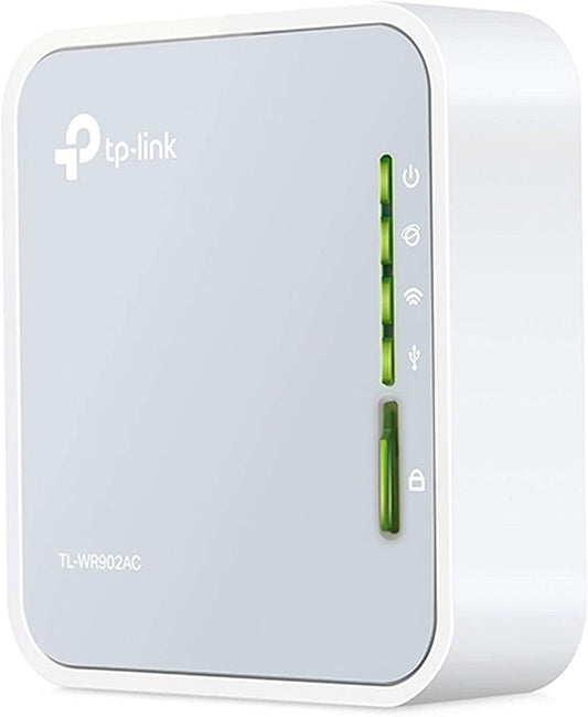 TP-Link AC750 Wireless Portable Nano Travel Router(TL-WR902AC) - Support Multiple Modes, WiFi Router/Hotspot/Bridge/Range Extender/Access Point/Client Modes, Dual Band WiFi, 1 USB 2.0 Port