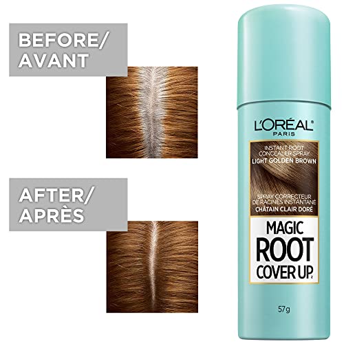 L'Oreal Paris Magic Root Cover Up Gray Concealer Spray Dark Brown 2 oz.