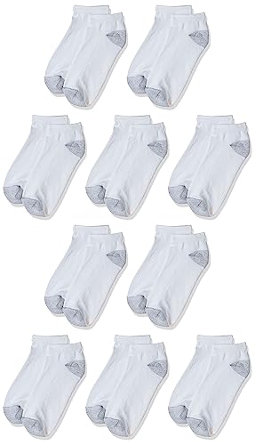 Hanes Women's Value, Low Cut Soft Moisture-Wicking Socks, 10-Packs