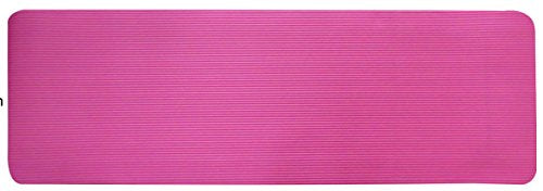 Signature Fitness All Purpose 1/2-Inch Extra Thick High Density Anti-Tear Exercise Yoga Mat with Carrying Strap with Optional Yoga Blocks, Multiple Colors
