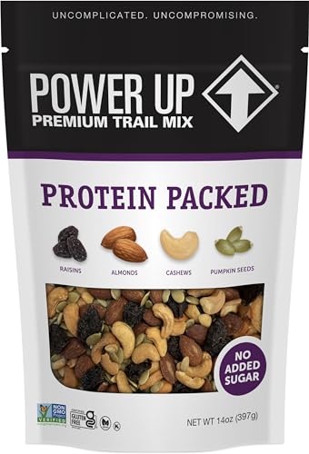 Power Up Premium Trail Mix - Mega Omega Trail Mix 14oz, Gluten Free, Vegan, Non-GMO