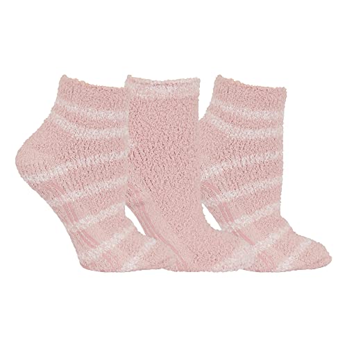 Dr. Scholl’s Women’s Fuzzy Spa Socks - Cozy Low Cut 2 & 3 Pairs - Lavender & Vitamin E Infused