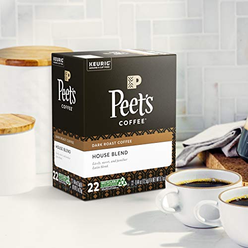 Peet's Coffee, Dark Roast K-Cup Pods for Keurig Brewers - Major Dickason's Blend 75 Count (1 Box of 75 K-Cup Pods)