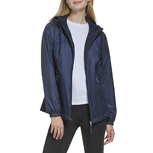 Calvin Klein Womens Zip Front Windbreaker