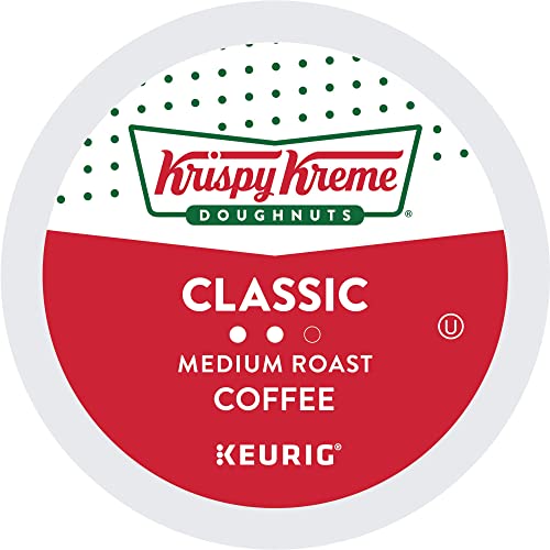 Krispy Kreme Classic, Single-Serve Keurig K-Cup Pods, Medium Roast Coffee Pods, 32 Count