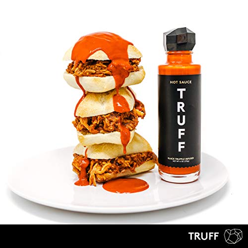 TRUFF Original Black Truffle Hot Sauce, Gourmet Hot Sauce with Ripe Chili Peppers, Black Truffle Oil, Agave Nectar, Unique Flavor Experience in a Bottle, 6 oz.