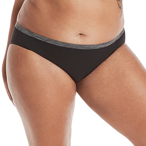 Hanes Women's Seamless Underwear Pack, Comfort Flex Fit Bikini Boyshort or Thong Panties, 6-Pack