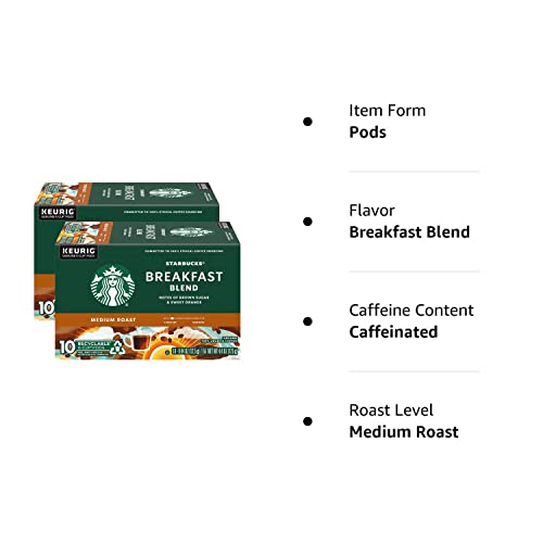 Starbucks K-Cup Coffee Pods—Medium Roast Coffee—Pike Place Roast for Keurig Brewers—100% Arabica—4 boxes (96 pods total)