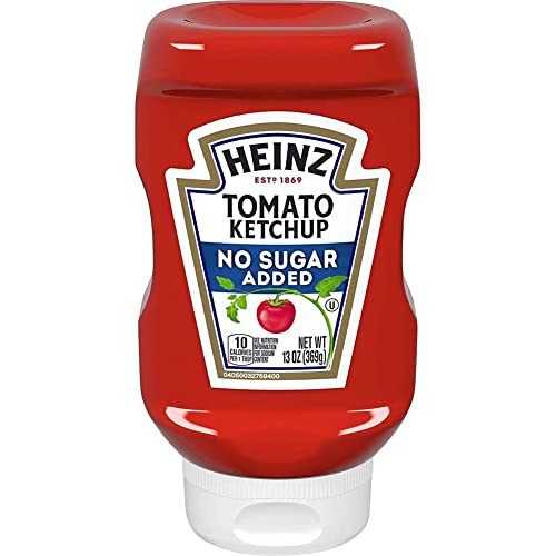 Heinz Tomato Ketchup with No Sugar Added (13 oz Bottle)