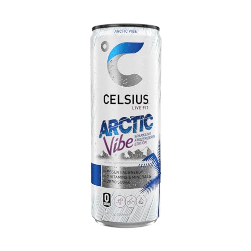 CELSIUS Assorted Flavors Official Variety Pack, Functional Essential Energy Drinks, 12 Fl Oz (Pack of 12)