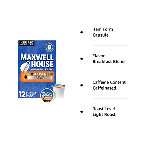 Maxwell House House Blend Medium Roast K-Cup Coffee Pods (84 ct Box)