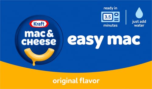 Kraft Easy Mac Original Macaroni & Cheese Microwavable Dinner (18 ct Packets)(Packaging May Vary)