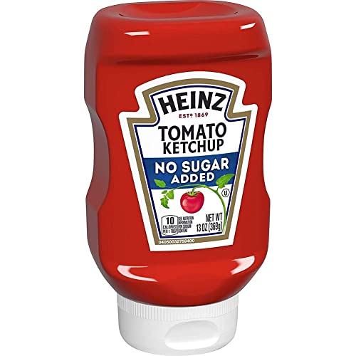 Heinz Tomato Ketchup with No Sugar Added (13 oz Bottle)