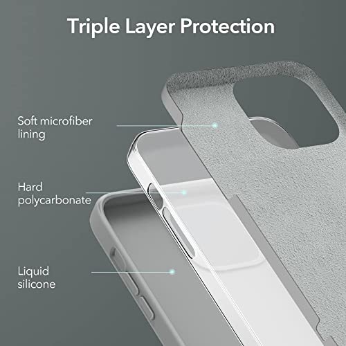 ESR for iPhone 14 Case/iPhone 13 Case, Military-Grade Protection, Shockproof Air-Guard Corners, Yellowing-Resistant Acrylic Back, Phone Case for iPhone 14/iPhone 13, Air Armor Case, Clear