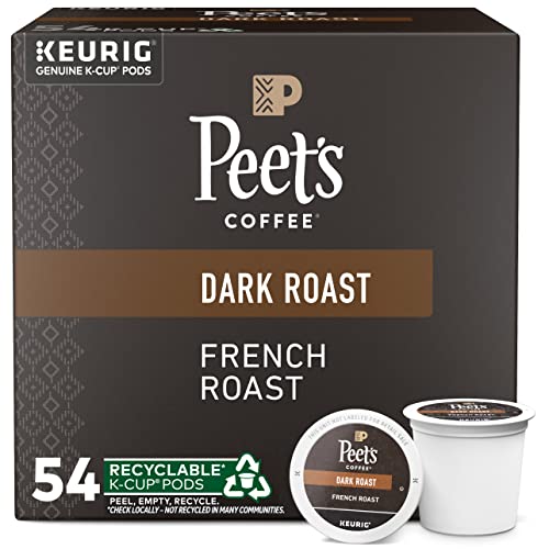 Peet's Coffee, Dark Roast K-Cup Pods for Keurig Brewers - Major Dickason's Blend 75 Count (1 Box of 75 K-Cup Pods)