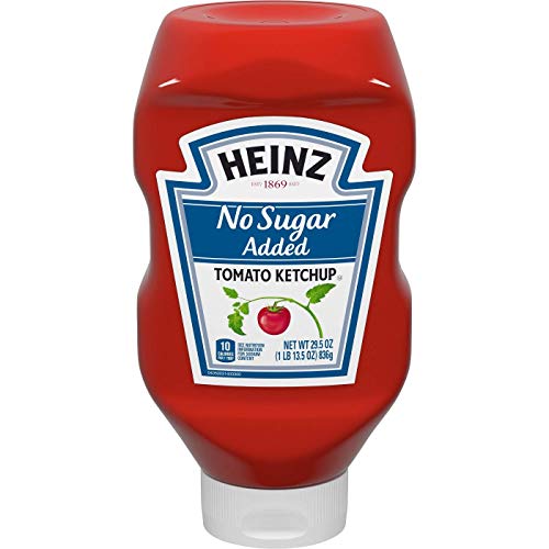 Heinz Tomato Ketchup with No Sugar Added (13 oz Bottle)