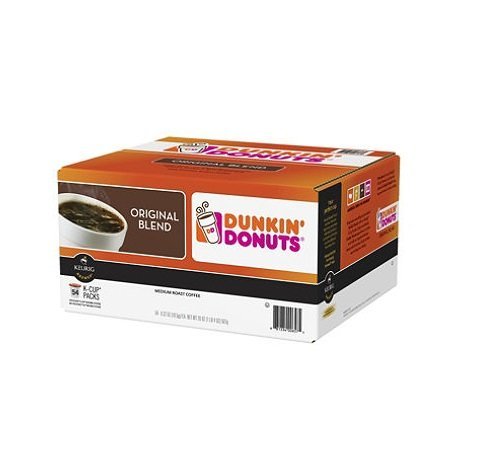 Dunkin' Original Blend Single Serve Keurig K-Cup Pods, Medium Roast Coffee, 60 Pods total (6 Boxes of 10)