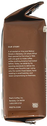 Peet's Coffee, Dark Roast Ground Coffee - Major Dickason's Blend 18 Ounce Bag