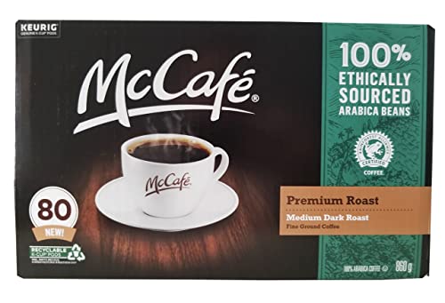 McCafe Premium Roast Coffee, Keurig Single Serve K-Cup Pods, Medium Roast, 24 Count (Pack of 4)