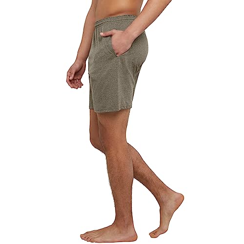 Hanes Men's Athletic Shorts, Favorite Cotton Jersey Shorts, Pull-On Knit Shorts with Pockets, Knit Gym Shorts, 7.5" Inseam