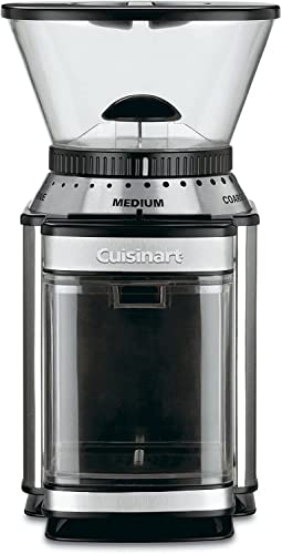 CUISINART Coffee Grinder, Electric Burr One-Touch Automatic Grinder with18-Position Grind Selector, Stainless Steel, DBM-8P1