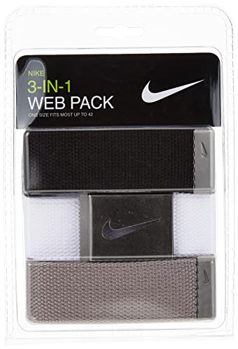 Nike Men's 3 Pack Golf Web Belt