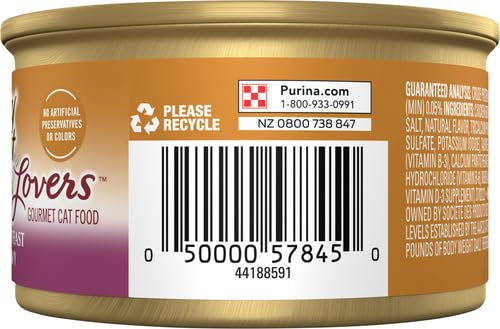 Purina Fancy Feast Gravy Lovers Poultry and Beef Gourmet Wet Cat Food Variety Pack - (Pack of 24) 3 oz. Cans