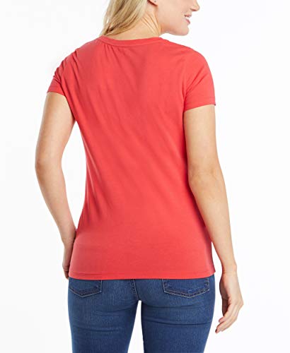 Nautica Women's Easy Comfort V-Neck Supersoft Stretch Cotton T-Shirt