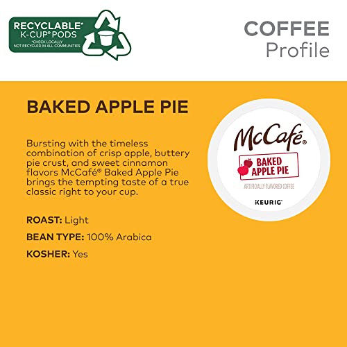 McCafe Premium Roast Coffee, Keurig Single Serve K-Cup Pods, Medium Roast, 24 Count (Pack of 4)