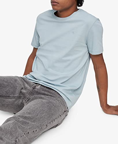 Calvin Klein Men's Smooth Cotton Solid Crewneck T-Shirt