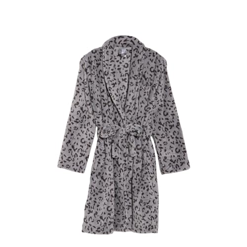 Calvin Klein Women's Logo Belted Fluffy Soft Robe