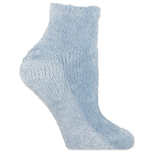 Dr. Scholl’s Women’s Fuzzy Spa Socks - Cozy Low Cut 2 & 3 Pairs - Lavender & Vitamin E Infused